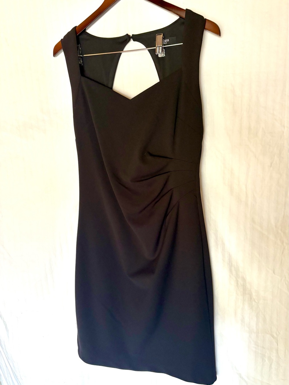 Little Black Dress - Guess Sleeveless Keyhole Mini Dress